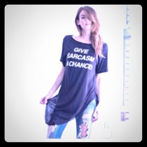 Jac Vanek “Give Sarcasm a Chance” top